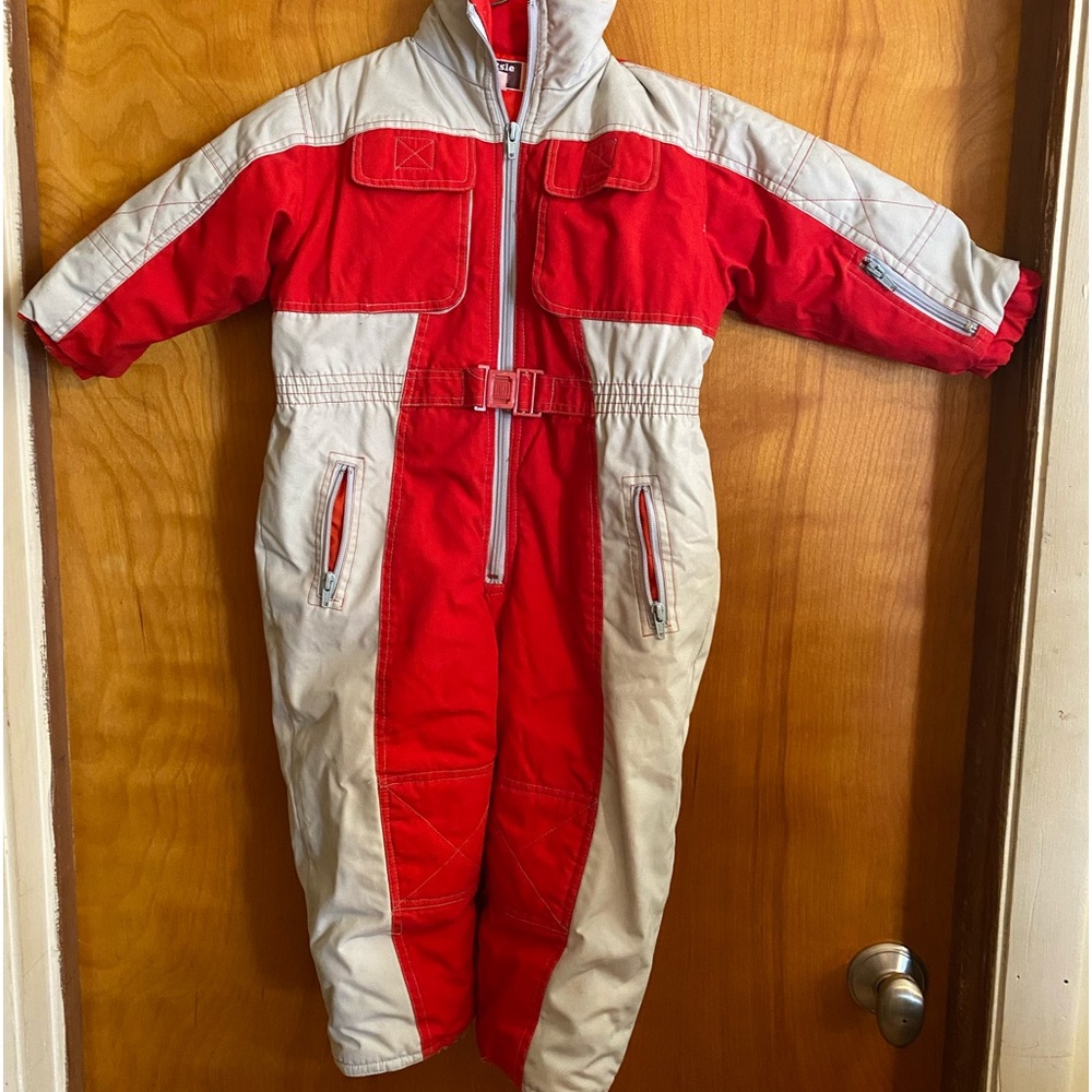 Vintage Tootsie Roll Snow Suit Size 3T Missing Hood. Prices Accordingly